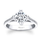 Simple Round Moissanite Ring