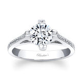 Simple Round Moissanite Ring