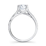 V Shaped Engagement Ring