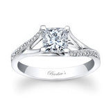 Princess Cut V Shaped Ring