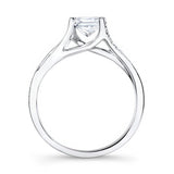 Princess Cut V Shaped Ring