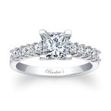 1 Ct Princess Cut Moissanite Ring