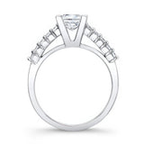 1 Ct Princess Cut Moissanite Ring