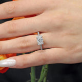 Vintage Pave Moissanite Ring