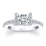 Vintage Pave Moissanite Ring