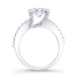 Vintage Pave Moissanite Ring