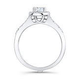 Half Carat Interlock Halo Bridal Set