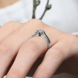 Channel Set Interlocking Bridal Set