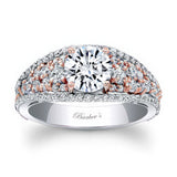 Vintage 1 Carat Moissanite Engagement Ring
