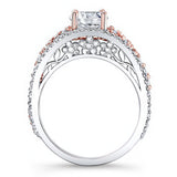 Vintage 1 Carat Moissanite Engagement Ring