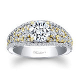 Vintage 1 Carat Moissanite Engagement Ring