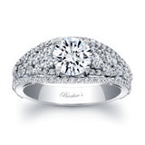 Vintage 1 Carat Moissanite Engagement Ring
