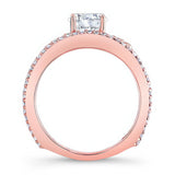 Vintage Floral Engagement Ring