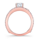 Vintage Floral Engagement Ring