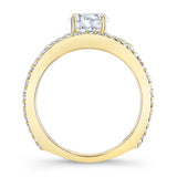 Vintage Floral Engagement Ring