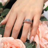Art Deco Moissanite Ring