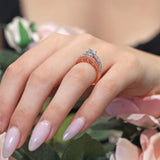 Art Deco Moissanite Ring