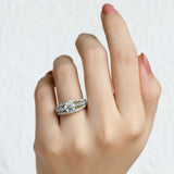Art Deco Moissanite Ring