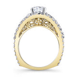 Art Deco Moissanite Ring