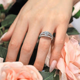 Art Deco Moissanite Ring