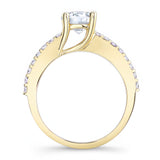 4 Prong Moissanite Engagement Ring