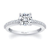4 Prong Moissanite Engagement Ring