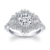 Vintage Baguette Engagement Ring