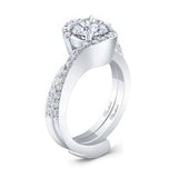 1 Carat Moissanite Bridal Set