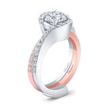 1 Carat Moissanite Bridal Set