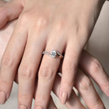 Half Carat Moissanite Bridal Set