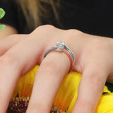 Half Carat Moissanite Bridal Set