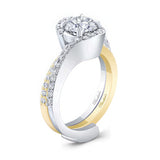 1 Carat Moissanite Bridal Set