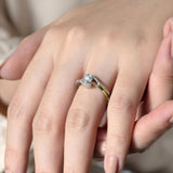 Half Carat Moissanite Bridal Set