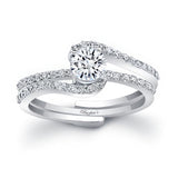 Half Carat Moissanite Bridal Set