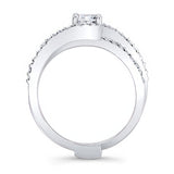 Half Carat Moissanite Bridal Set