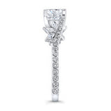 1 Carat Round Moissanite Ring