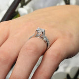 1 Carat Round Diamond Bridal Set