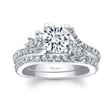 1 Carat Round Diamond Bridal Set
