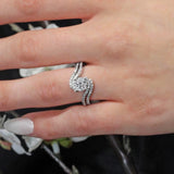 Swirl Engagement Ring