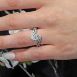 Swirl Engagement Ring