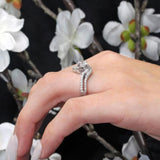 Swirl Engagement Ring