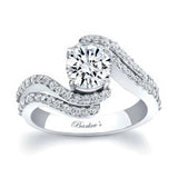 Swirl Engagement Ring