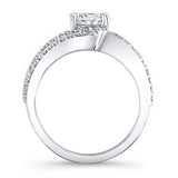 Swirl Engagement Ring