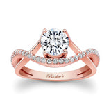 Split Shank Diamond Pave Ring