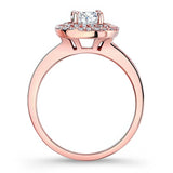 Double Halo Engagement Ring