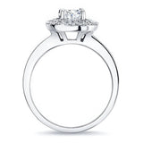 Double Halo Engagement Ring