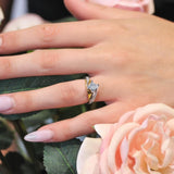 1 Carat Princess Cut Diamond Engagement Ring
