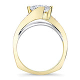 1 Carat Princess Cut Diamond Engagement Ring