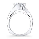 1 Carat Princess Cut Diamond Engagement Ring