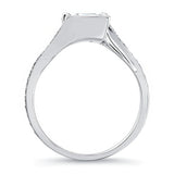 Channel Set Princess Cut Ring